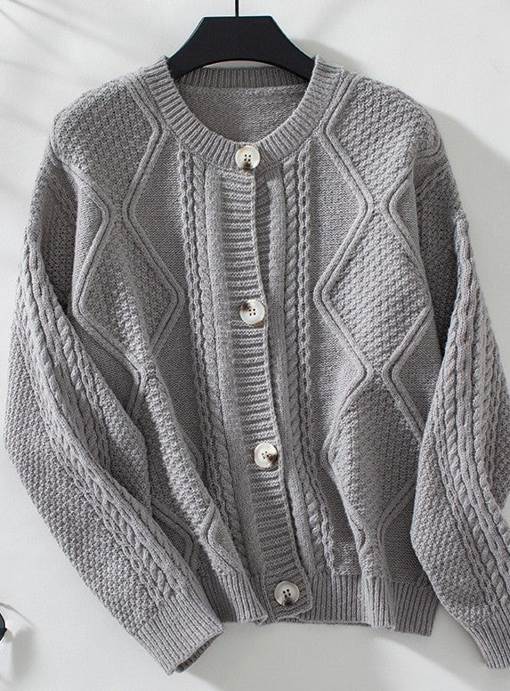 Classic Vintage Cardigan with a Flattering Fit