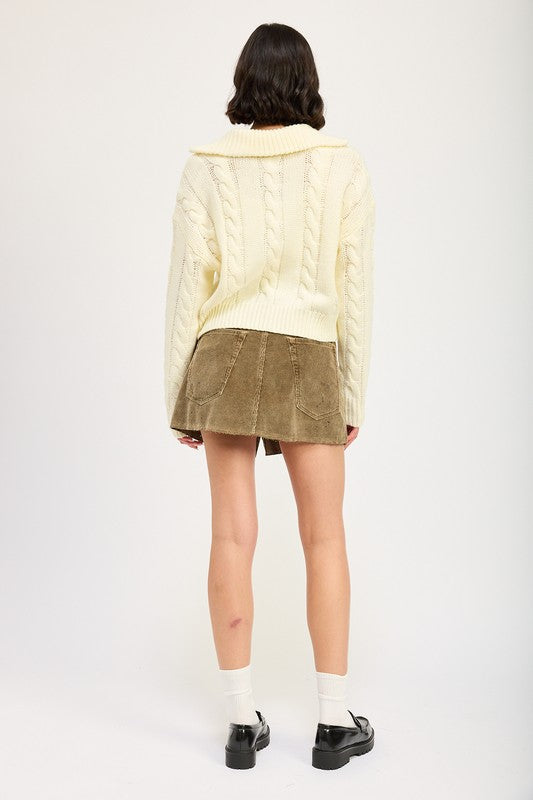 Beautifully Finished Sweater in a Timeless Design