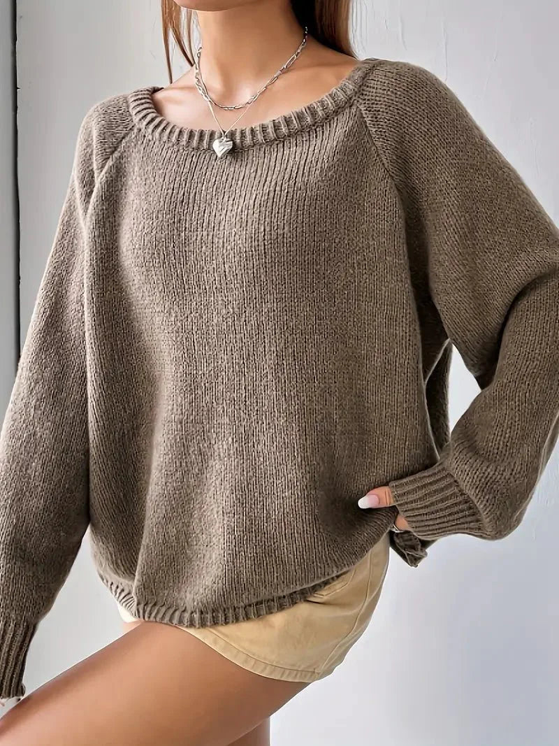 Oriana® | Off-the-shoulder knit sweater