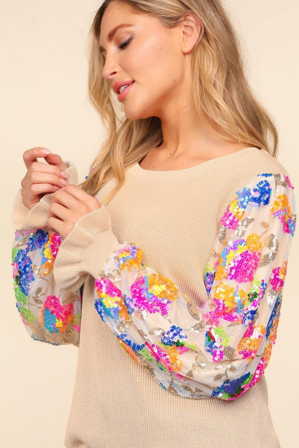 Vintage Inspired Sweater with a Contemporary Edge