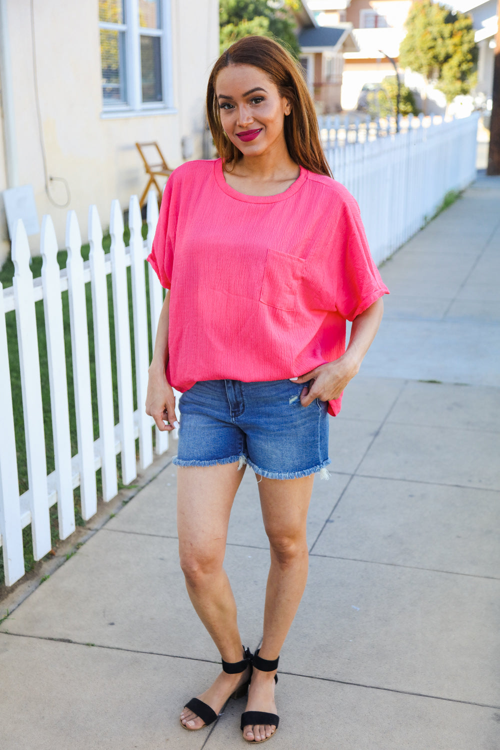 Well Tailored Top with a Graceful Silhouette
