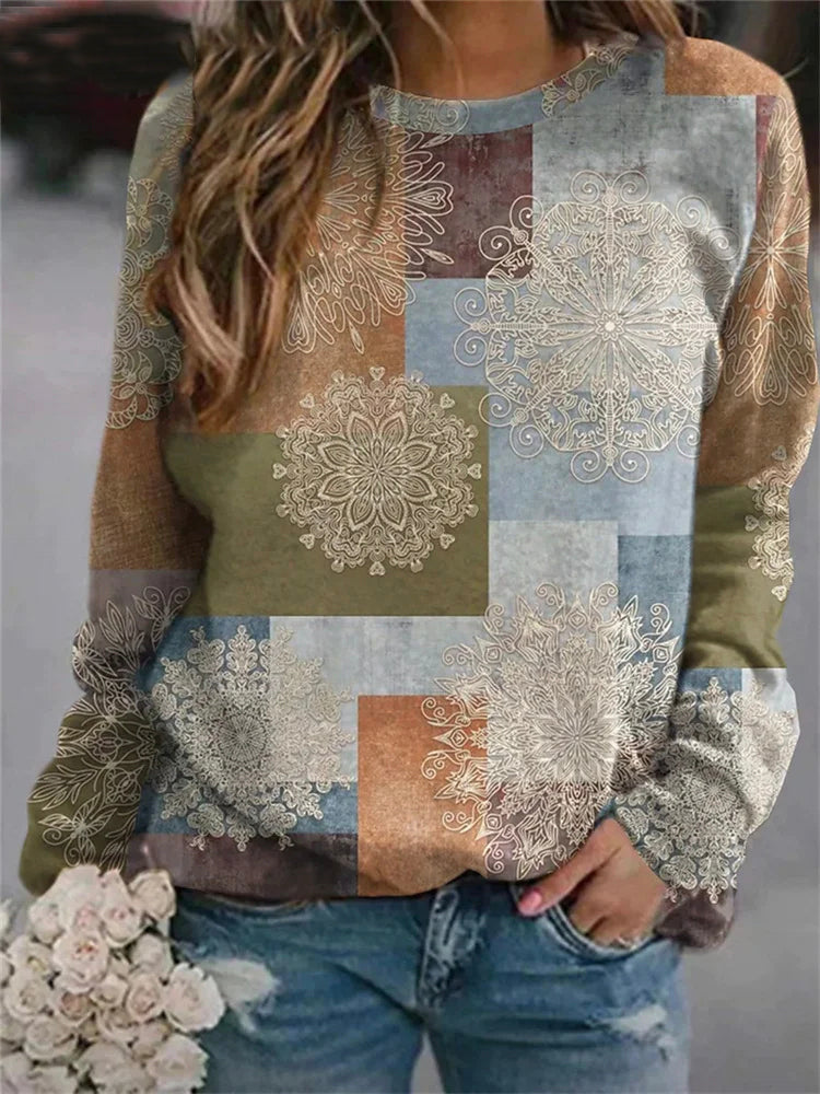 Ajaton vintage-tyyli Villapaita