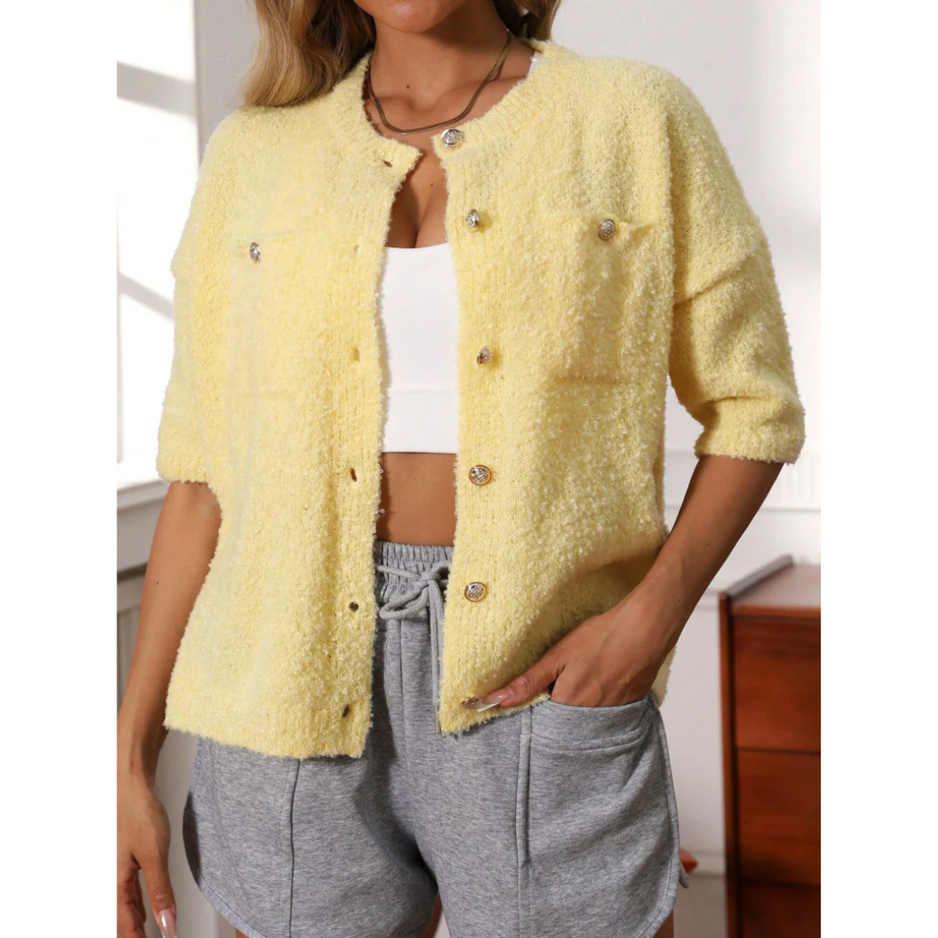 Classic Vintage Cardigan with a Flattering Fit