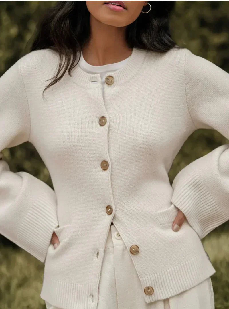 A Vintage Style Cardigan with Delicate Timeless Details