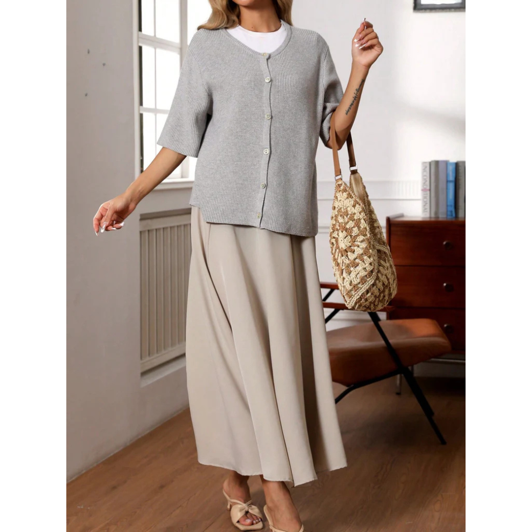 A Vintage Style Cardigan with Delicate Timeless Details