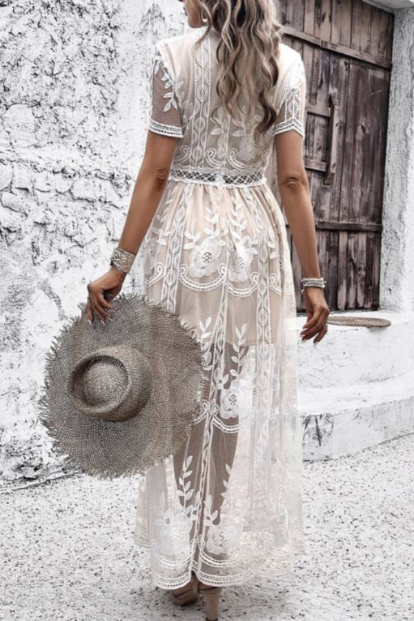 A Vintage Style Dress with Delicate Timeless Details