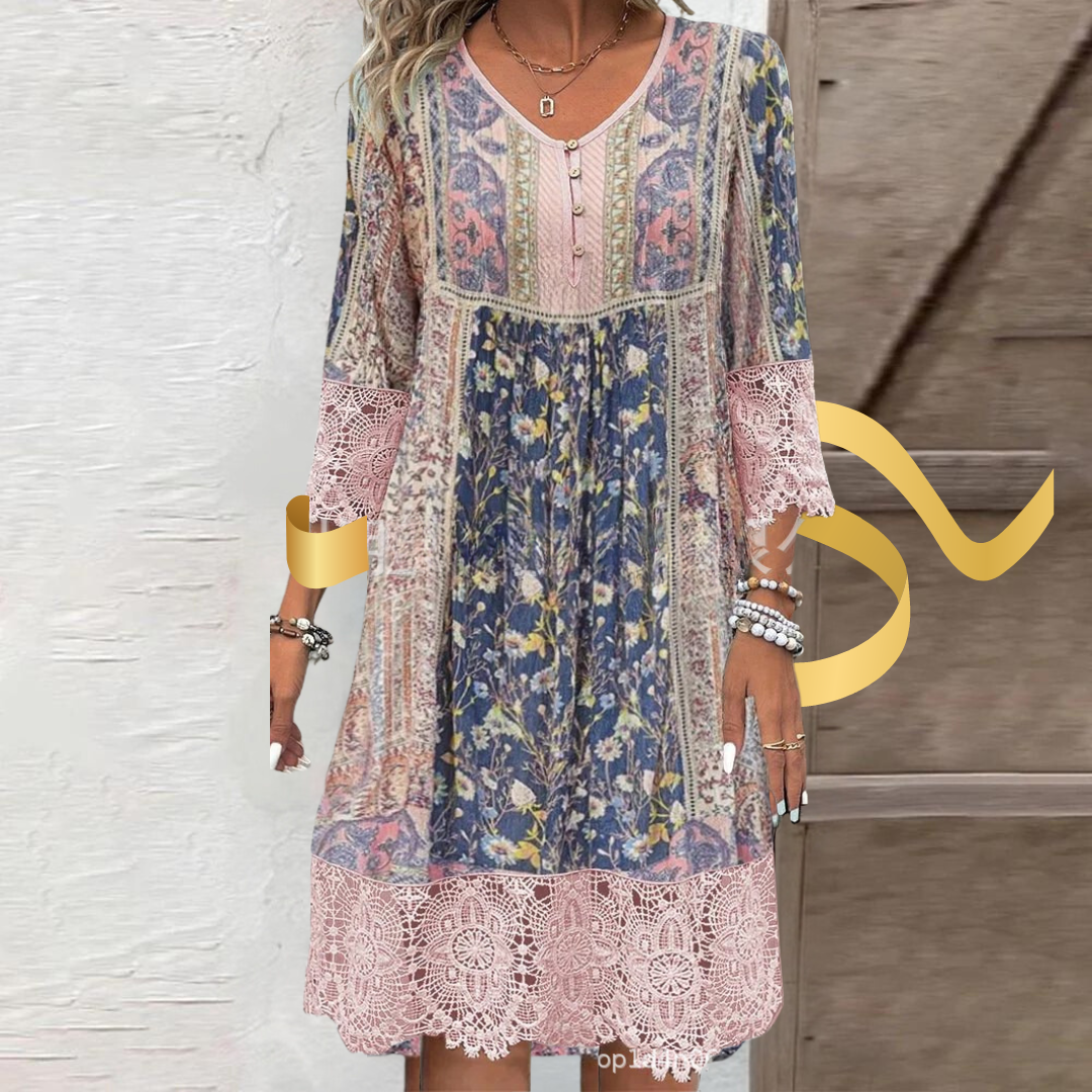 A Vintage Style Dress with Delicate Timeless Details