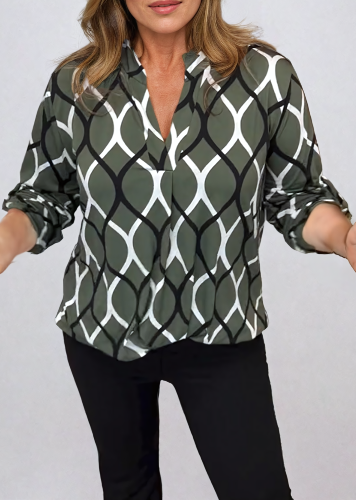 A Vintage Style Blouse with Delicate Timeless Details