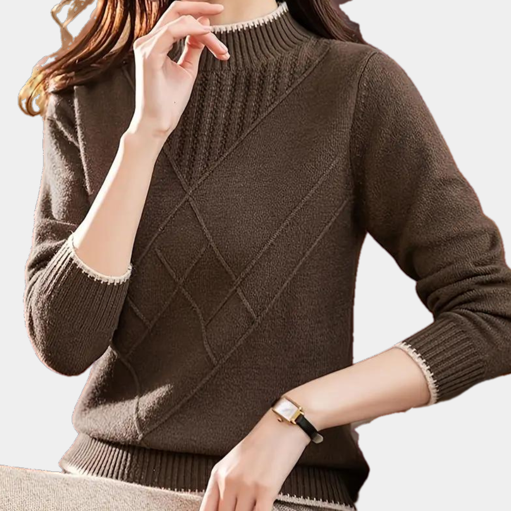 Well Tailored Sweater with a Graceful Silhouette
