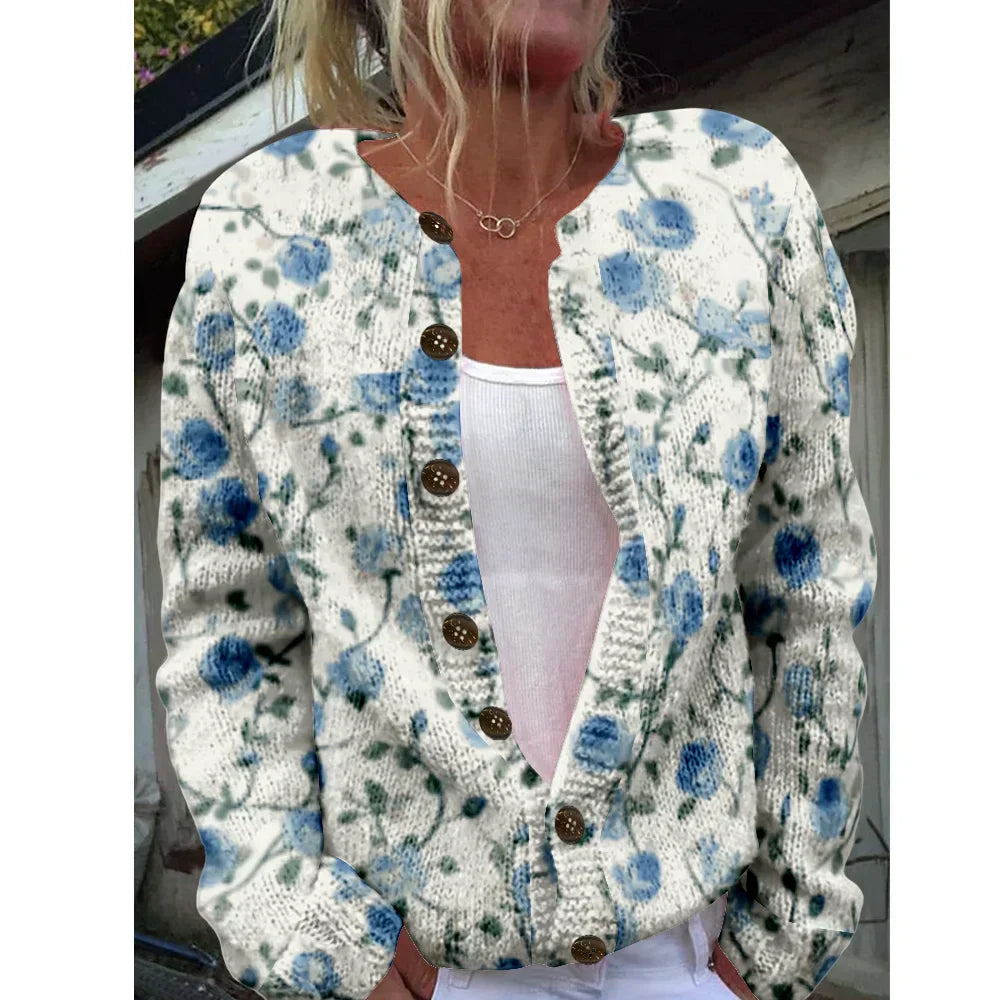 A Vintage Style Cardigan with Delicate Timeless Details