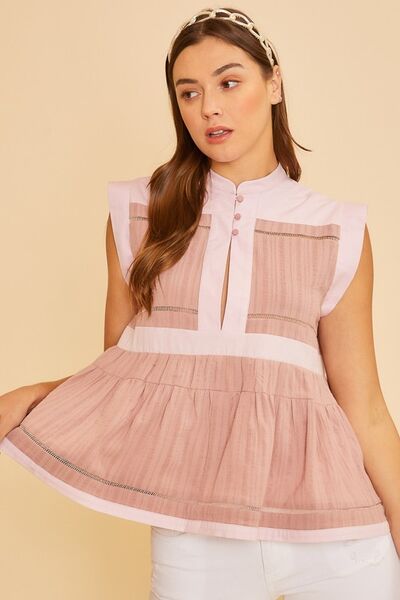 Classic Vintage Blouse with a Flattering Fit