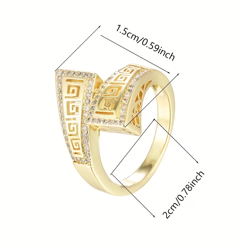 Kaunis Kulta Sormus ainutlaatuisella tyylillä