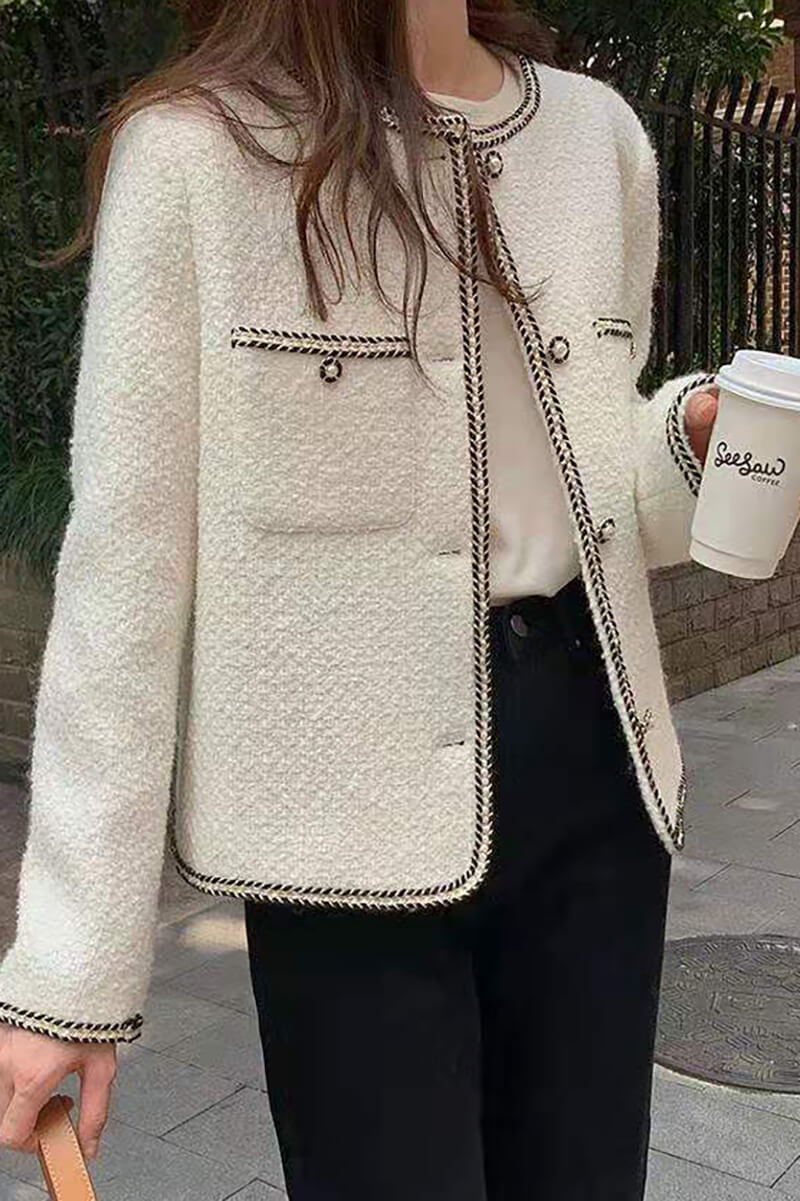A Vintage Style Jacket with Delicate Timeless Details