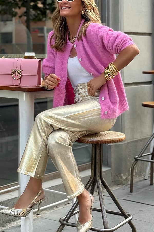 Classic Vintage Cardigan with a Flattering Fit