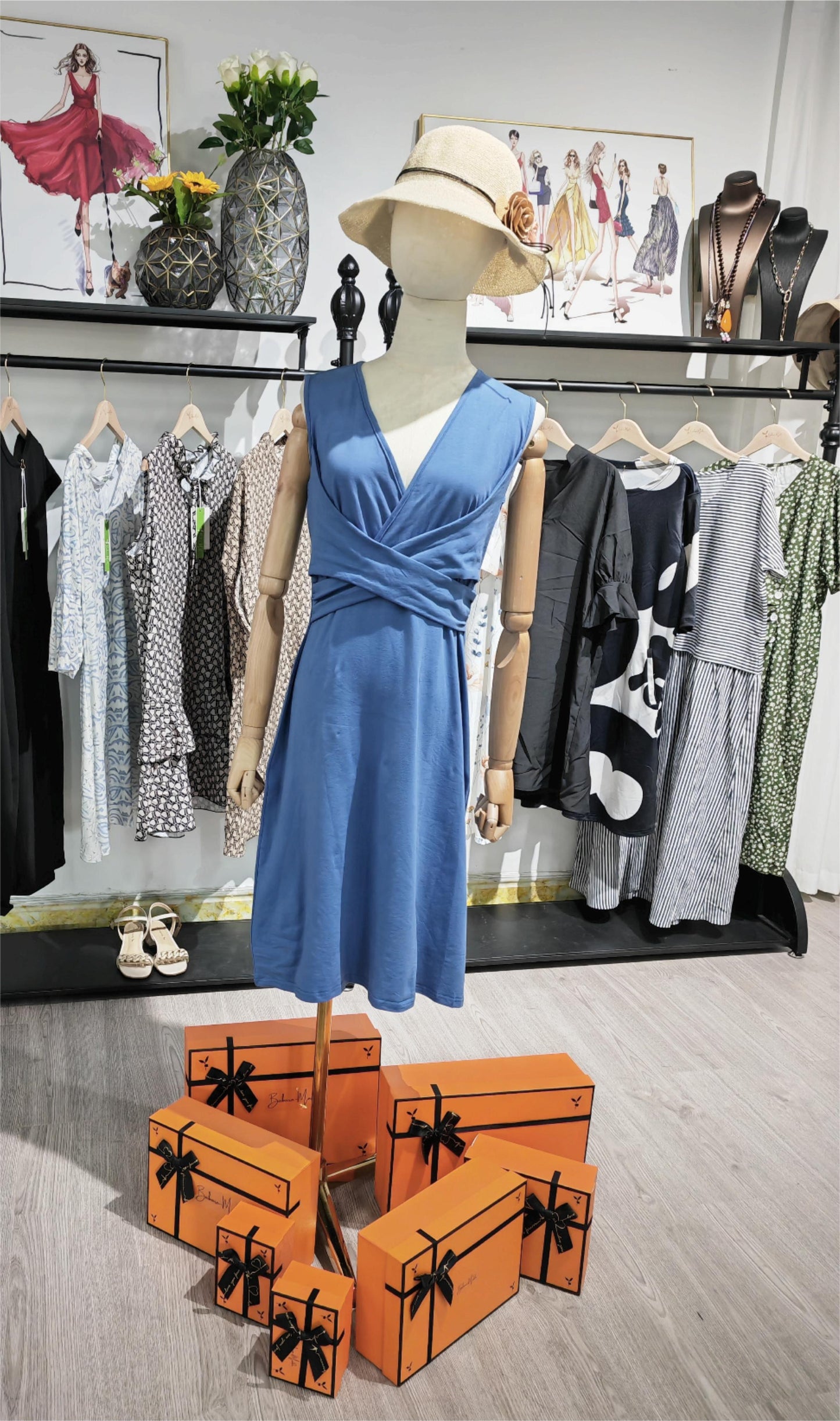 A Vintage Style Dress with Delicate Timeless Details