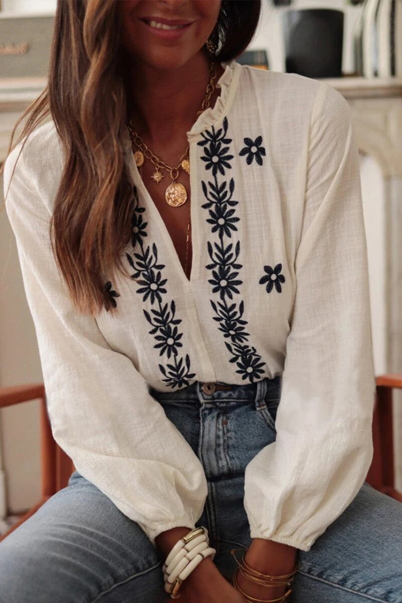 Classic Vintage Blouse with a Flattering Fit