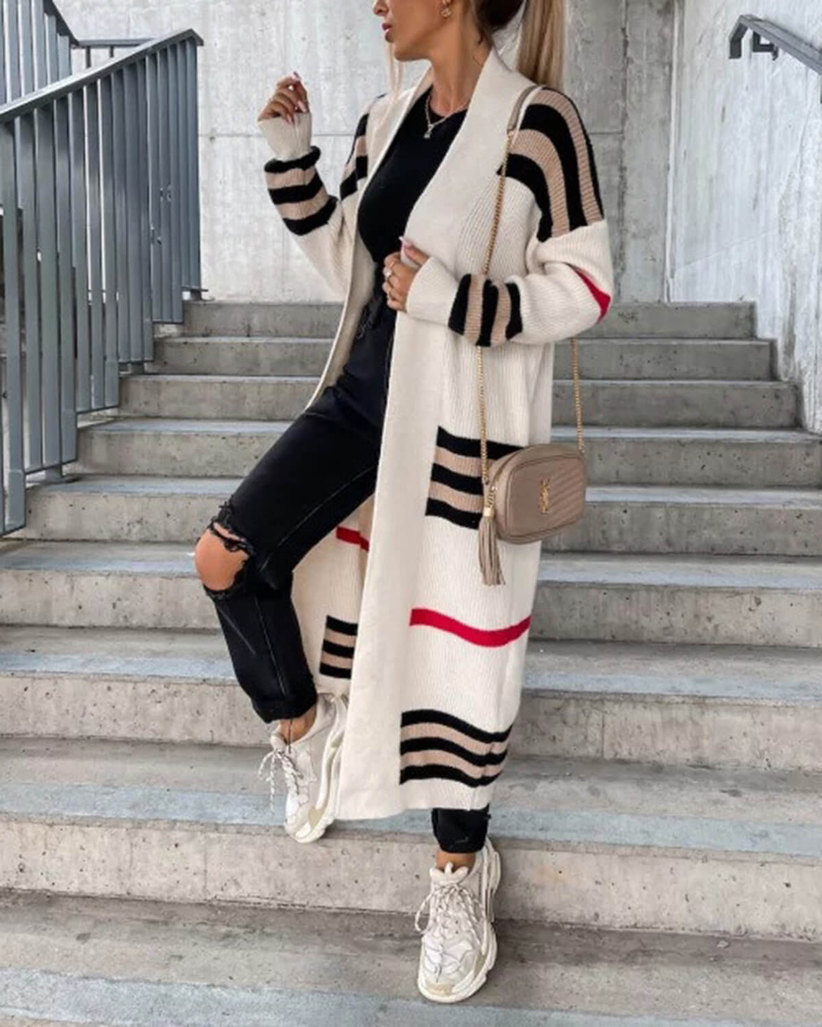 Classic Vintage Cardigan with a Flattering Fit