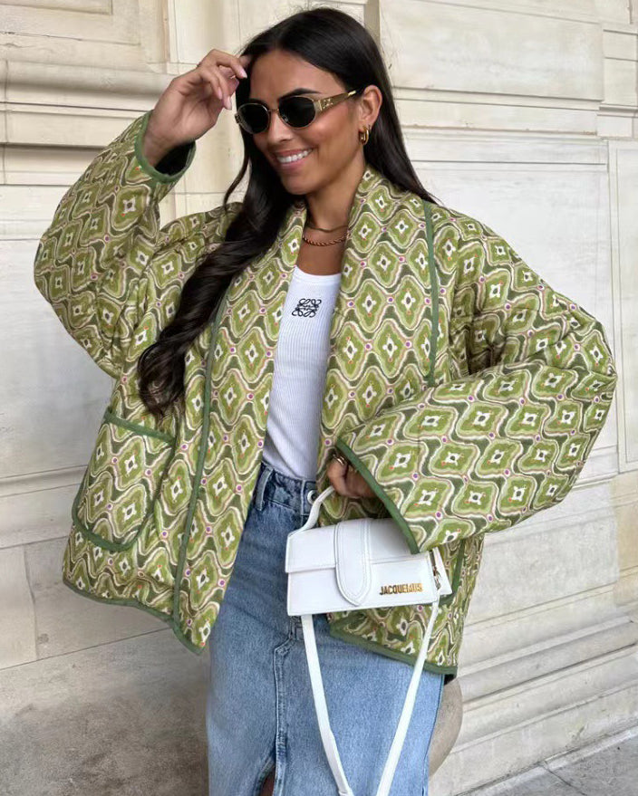 A Vintage Style Coat with Delicate Timeless Details