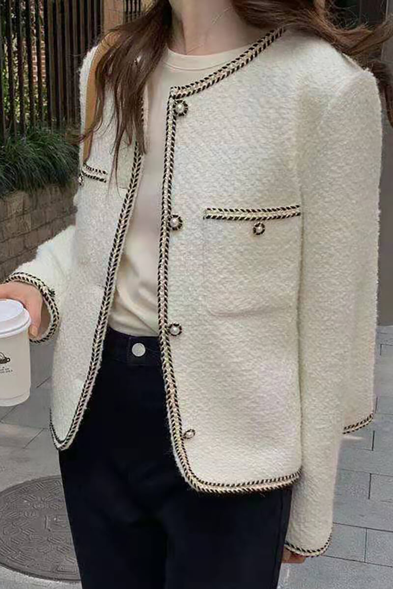 A Vintage Style Jacket with Delicate Timeless Details