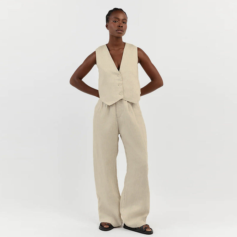A Vintage Style Pants with Delicate Timeless Details