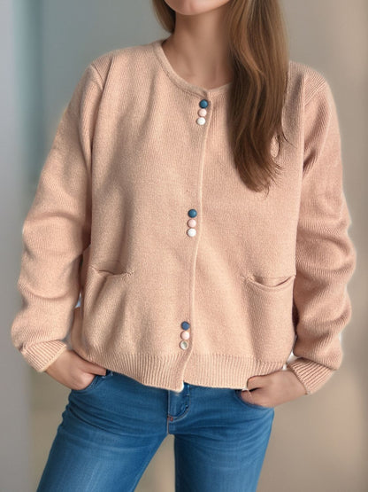 A Vintage Style Cardigan with Delicate Timeless Details