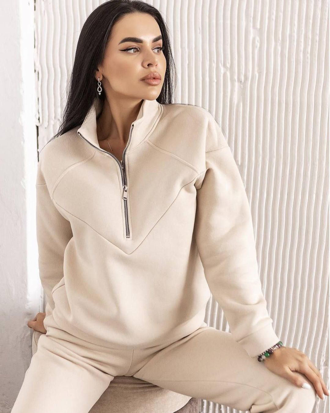 A Vintage Style Sweater with Delicate Timeless Details
