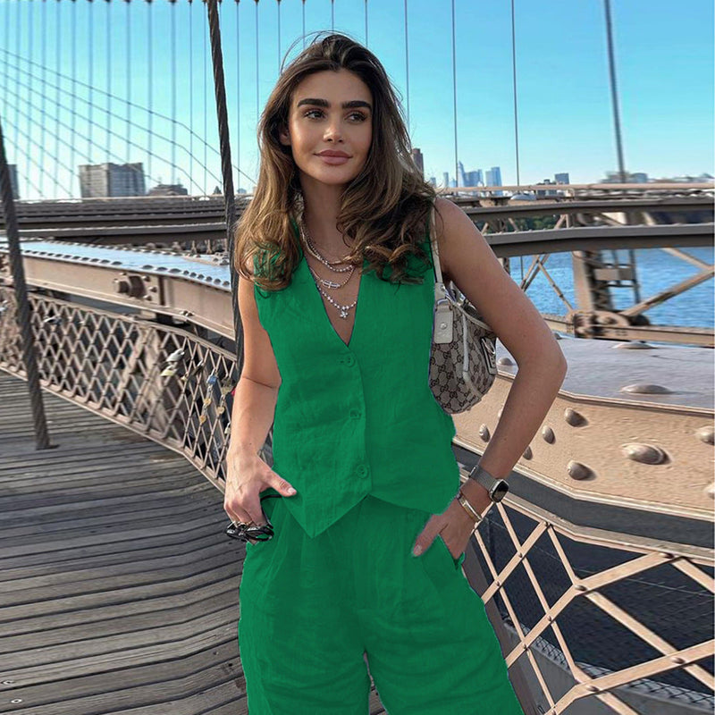 A Vintage Style Pants with Delicate Timeless Details