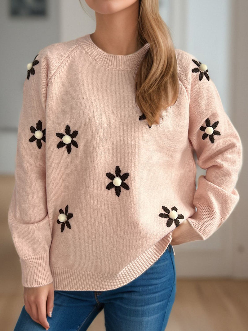 A Vintage Style Sweater with Delicate Timeless Details