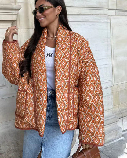 A Vintage Style Coat with Delicate Timeless Details