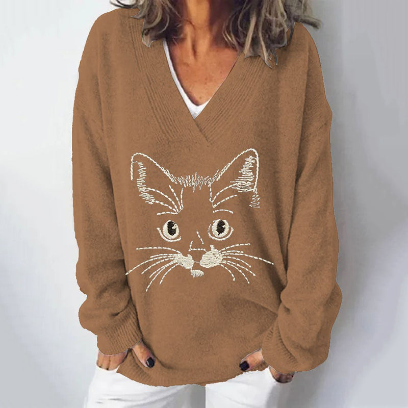 Ajaton vintage-tyyli Villapaita