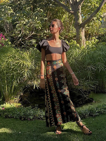 Black skirt