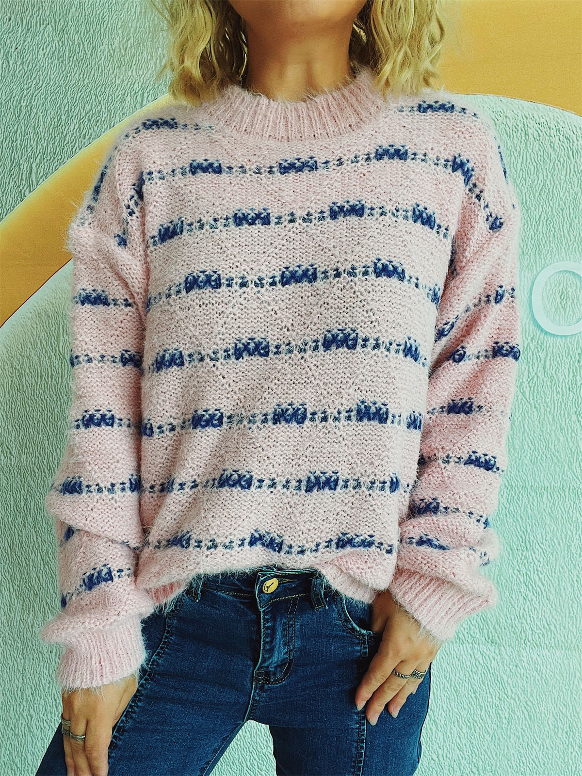 A Vintage Style Sweater with Delicate Timeless Details