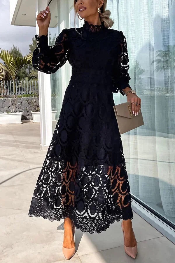 A Vintage Style Dress with Delicate Timeless Details