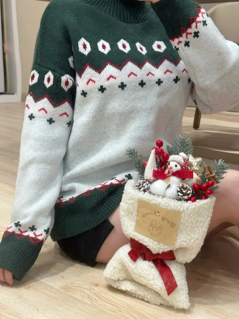 Vintage Inspired Sweater with a Contemporary Edge