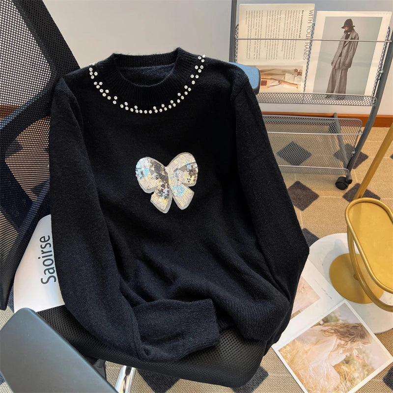 Kauniisti valmistettu Villapaita