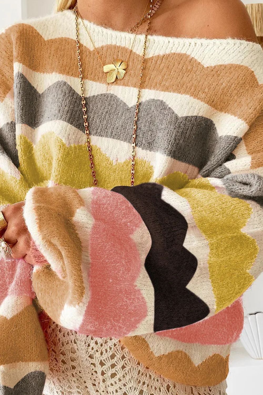 Gracefully Styled Sweater for Any Occasion