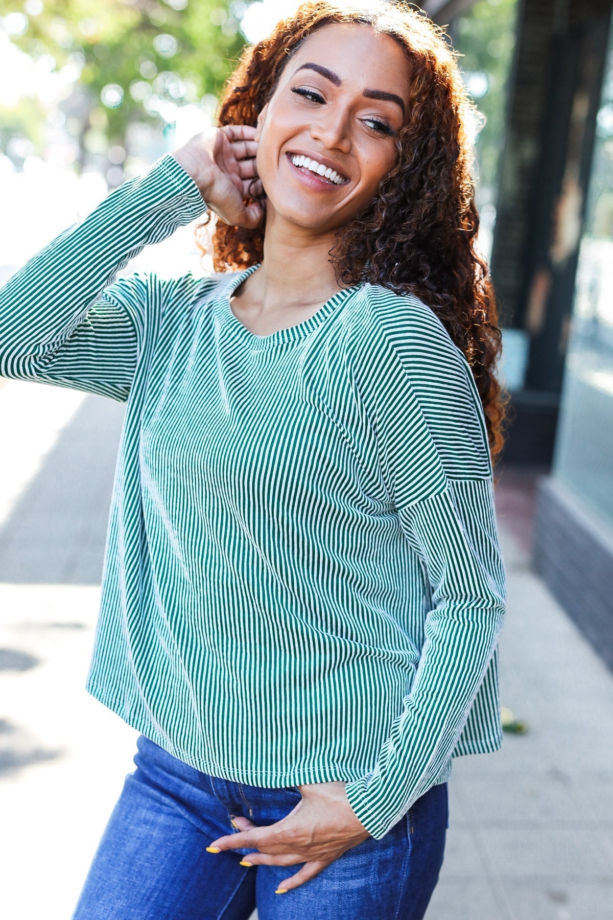 Well Tailored Top with a Graceful Silhouette