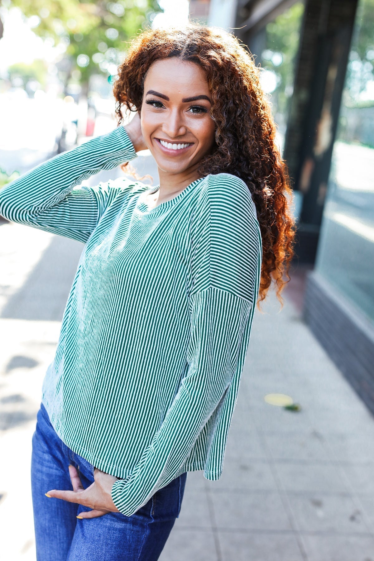 Well Tailored Top with a Graceful Silhouette