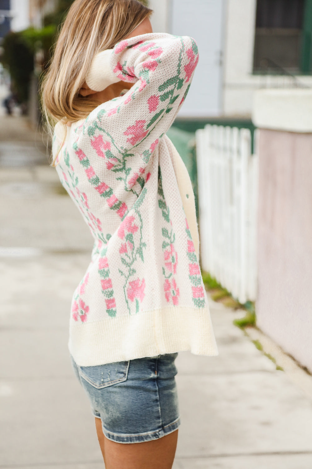 Vintage Inspired Cardigan with a Contemporary Edge