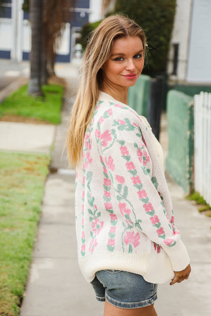 Vintage Inspired Cardigan with a Contemporary Edge