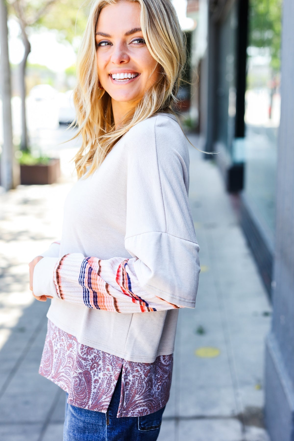 Well Tailored Top with a Graceful Silhouette