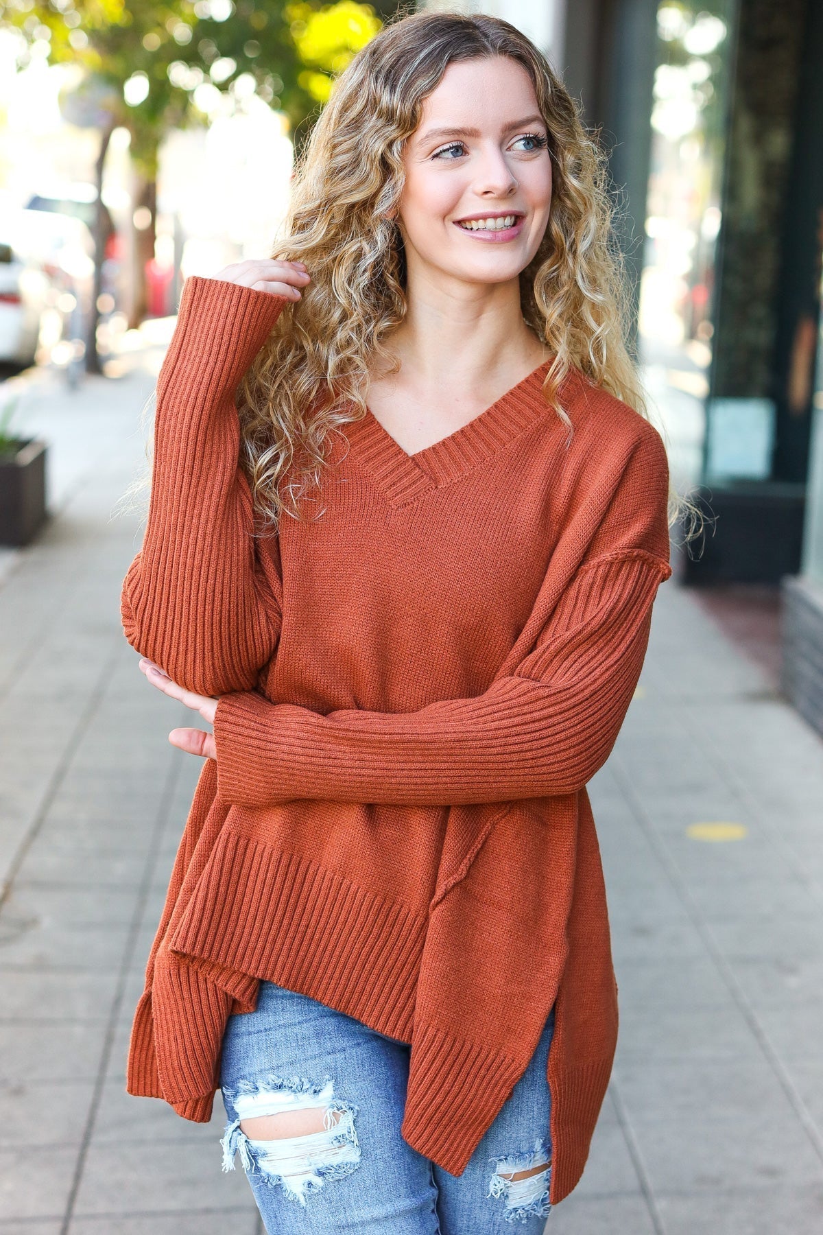 Beautifully Finished Sweater in a Timeless Design