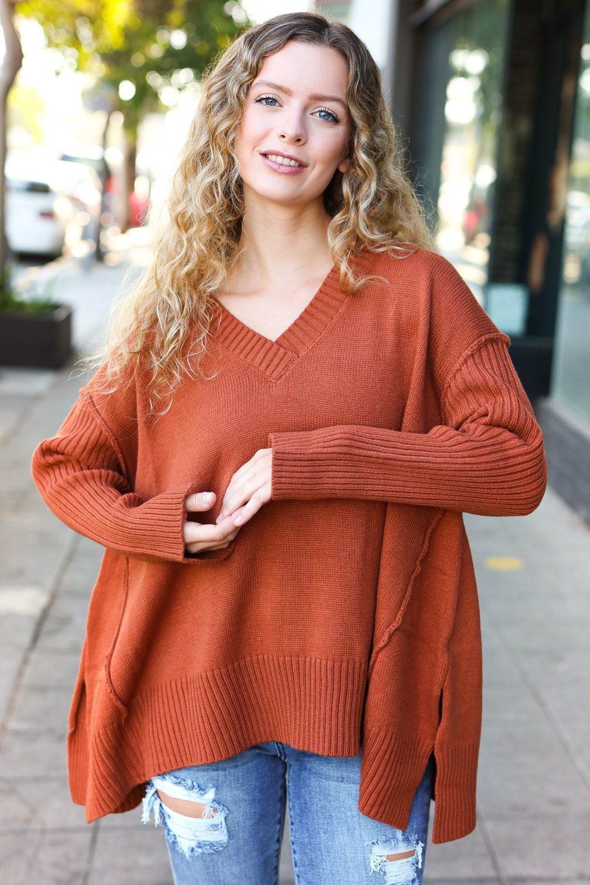 Beautifully Finished Sweater in a Timeless Design