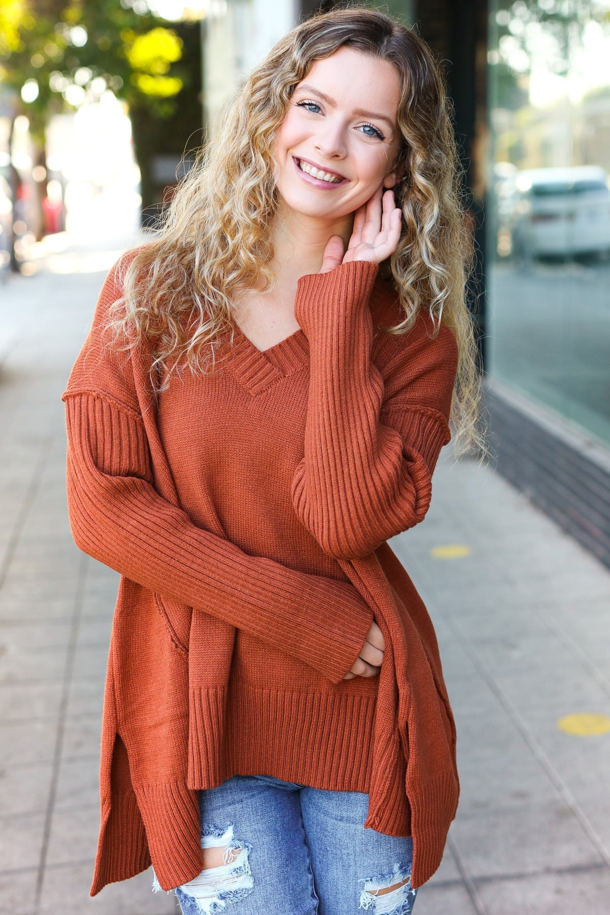 Beautifully Finished Sweater in a Timeless Design