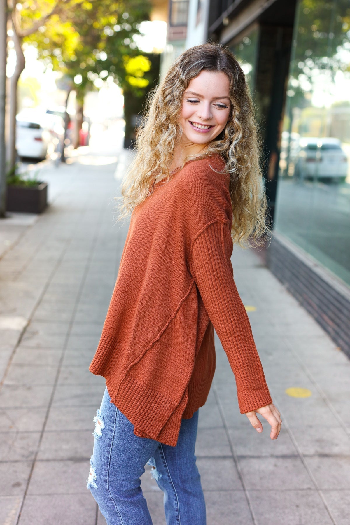 Beautifully Finished Sweater in a Timeless Design