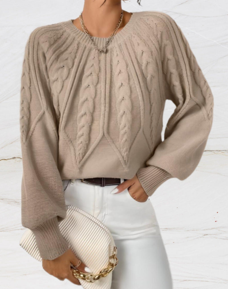 Vintage Inspired Sweater with a Contemporary Edge