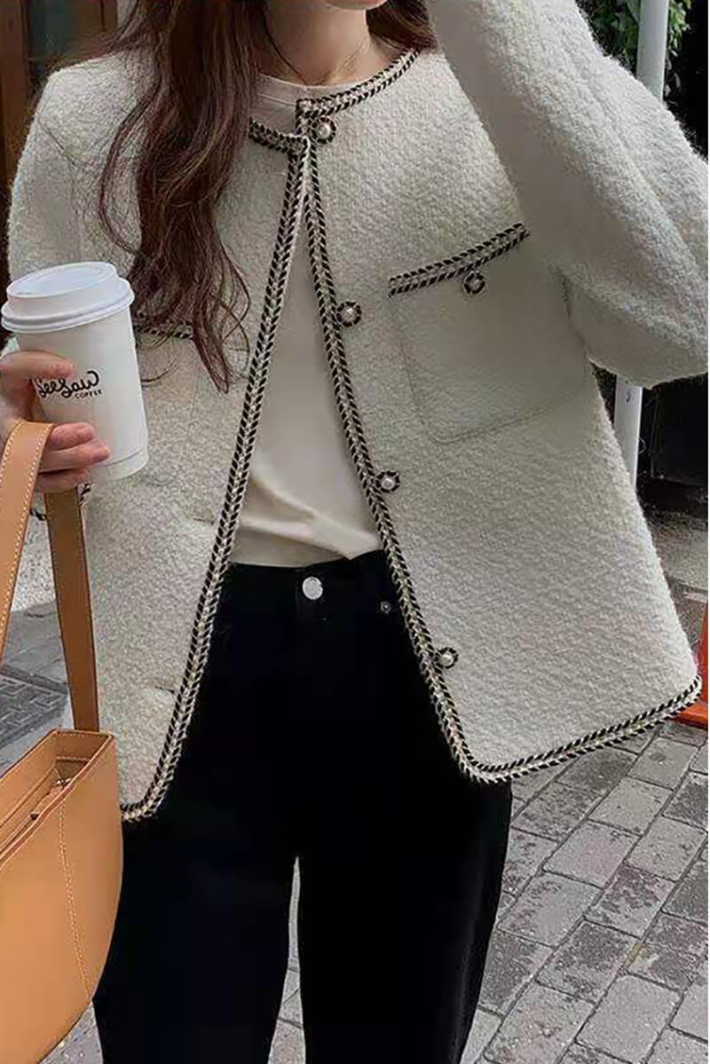 A Vintage Style Jacket with Delicate Timeless Details