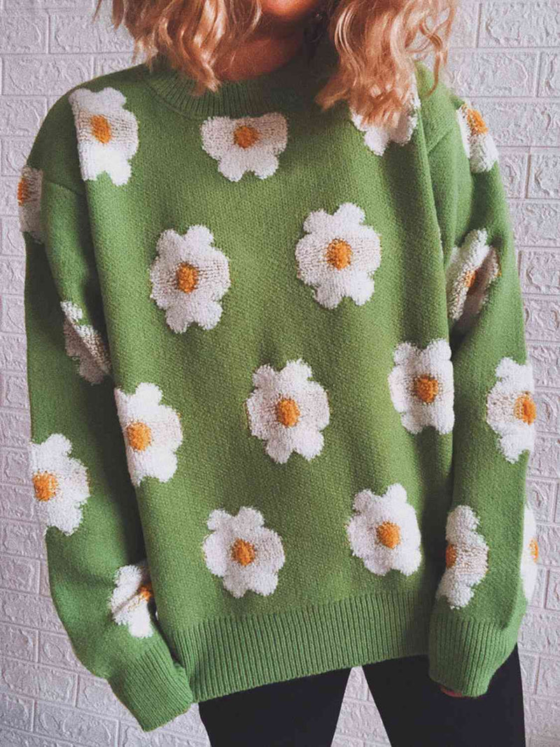 A Vintage Style Sweater with Delicate Timeless Details