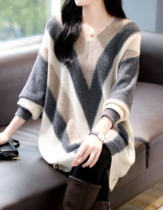 Vintage Inspired Sweater with a Contemporary Edge