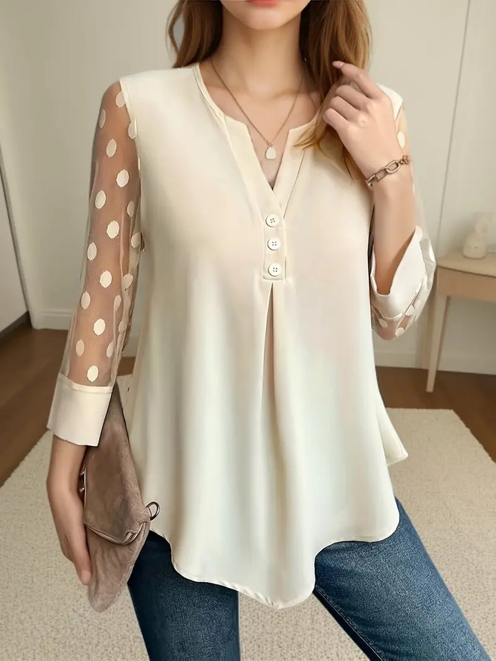 A Vintage Style Blouse with Delicate Timeless Details